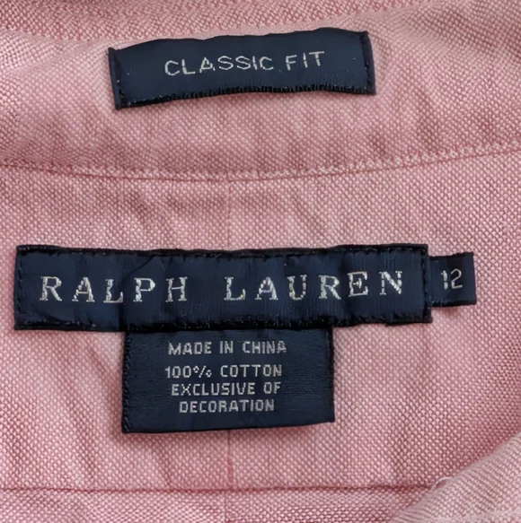 Ralph Lauren Light Pink Button-Up Shirt - Picture 3 of 6